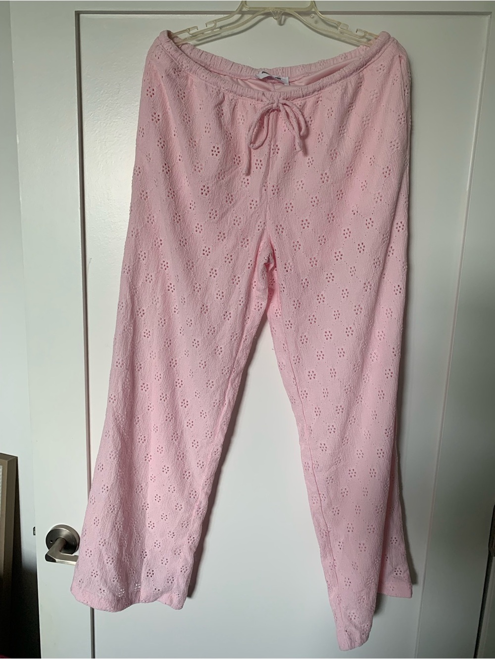 Double Zero Eyelet Lounge Pants - Soft Pull-On Bottoms